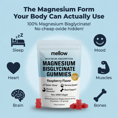 Mellowvitals Magnesium Bisglycinate Gummies