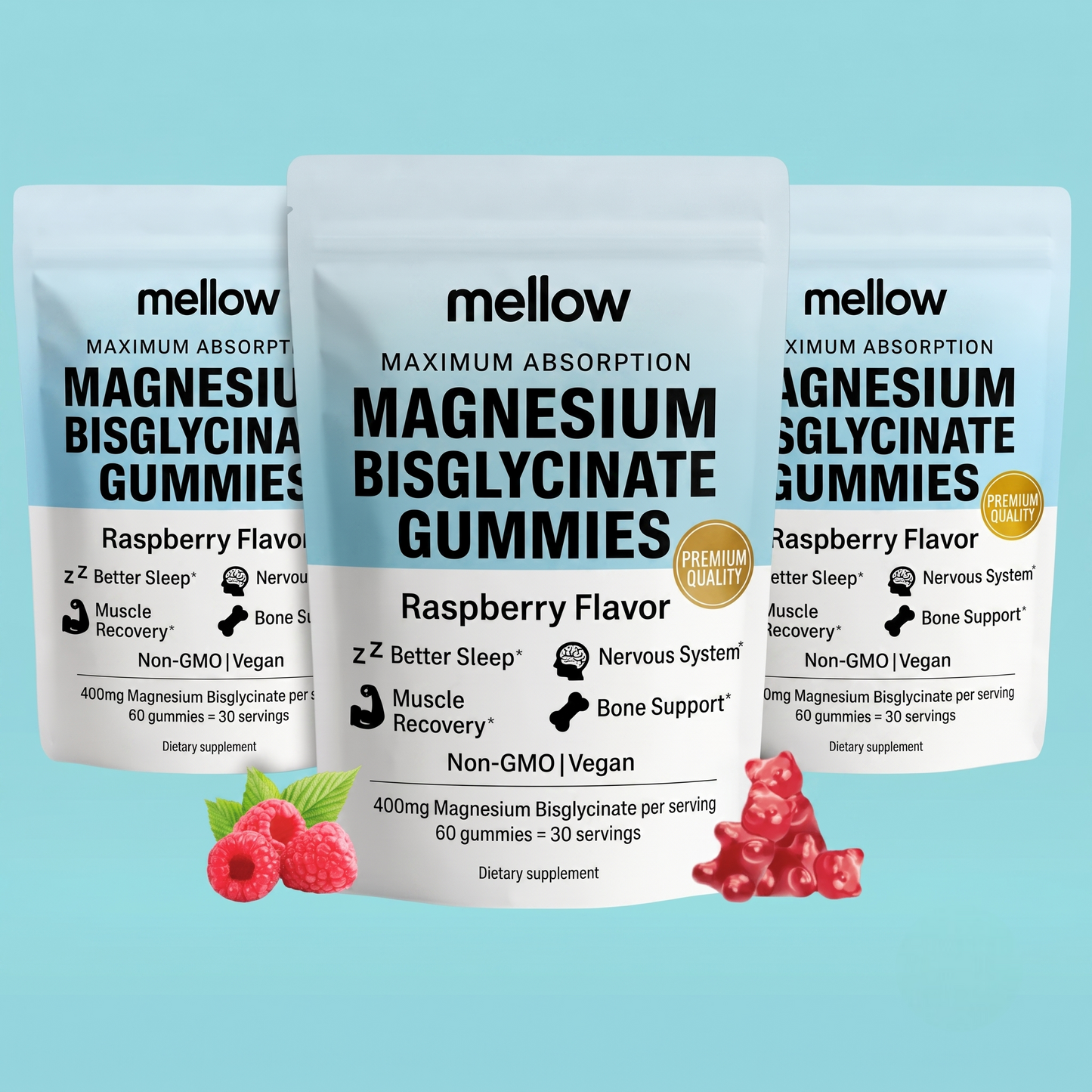 Mellowvitals Magnesium Bisglycinate Gummies